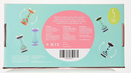 Spielzeug Flüssige Sanduhr 5 Stück