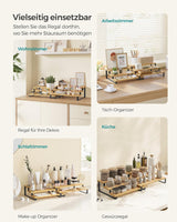 Gewürzregal Küchenregal Küchen-Organizer 2er Set