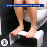 Toilettenhocker Holz Schwarz