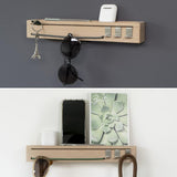 mon.key Schlüsselbrett und Brillenhalter grey