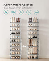 Schuhregal Schuhschrank 10 Ebenen