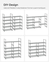 Schuhregal Schuhschrank 10 Ebenen