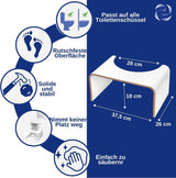 Toilettenhocker Holz Weiss