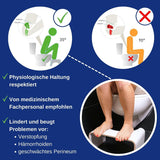 Toilettenhocker Holz Schwarz