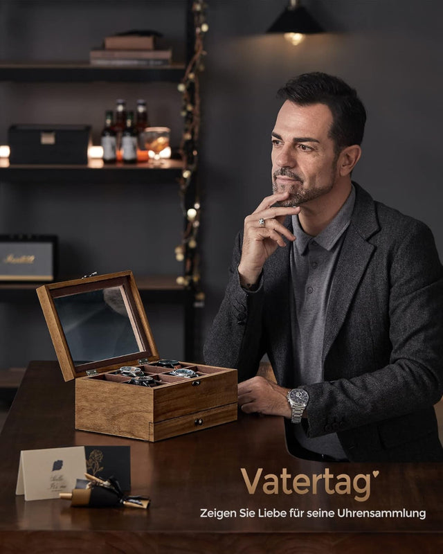 Uhrenbox Uhrenkasten 8 Fächer