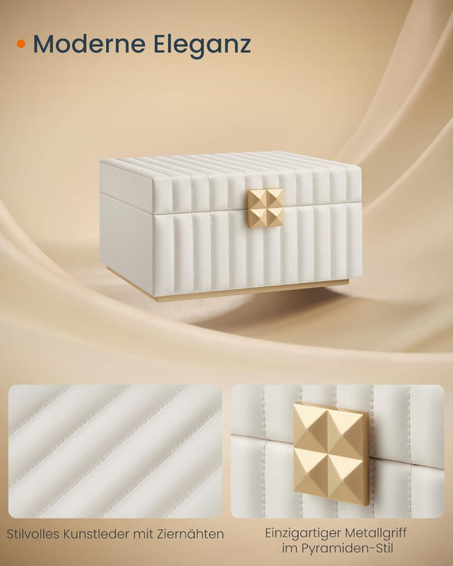 Schmuckkästchen Box 2 Ebenen mit Spiegel