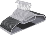 Kleiderbügel Kunststoff 20er Set Non Slip Grau