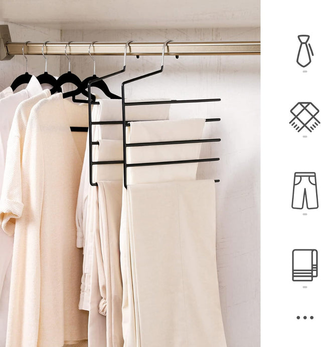 Hosenbügel Mehrfach Bügel Platzsparend 4er Set