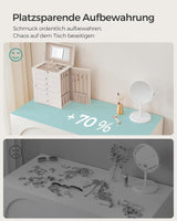 Schmuckkasten Schmuckschatulle mit 6 Ebenen