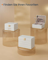 Schmuckkästchen Box 2 Ebenen mit Spiegel