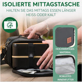 Insulated Lunch Bag Black