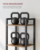 Regal Standregal mit 6 Ebenen Vintagebraun