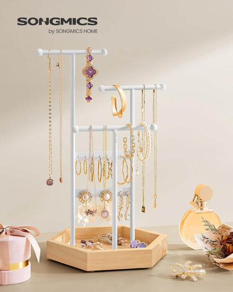 Schmuckständer Schmuckhalte, 4 getrennte Bereiche Metall