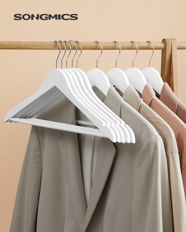 Kleiderbügel Holz 20er Set Rutschfest