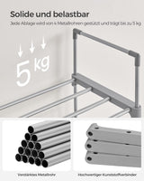 Schuhregal Schuhschrank 10 Ebenen