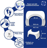 Toilettenhocker Weiss