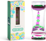 Flüssige Sanduhr Liquid Motion Timer pink grün