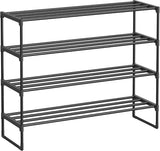 Schuhregal Schuhständer mit 4 Ebenen für 20 Paar von Songmics