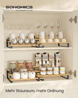 Gewürzregal Küchenregal Küchen-Organizer 2er Set