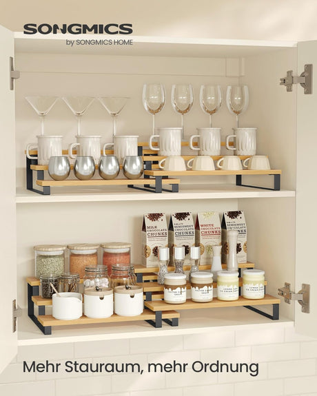 Gewürzregal Küchenregal Küchen-Organizer 2er Set