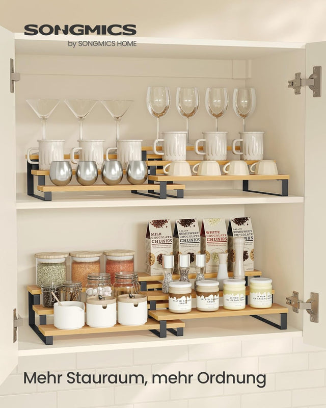 Gewürzregal Küchenregal Küchen-Organizer 2er Set