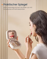 Schmuckkästchen Box für Reise mit Spiegel