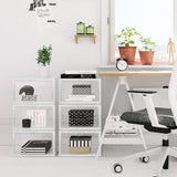 Schuhboxen Stapelbare Organizer Kunststoff Transparent