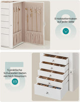 Schmuckkasten Schmuckschatulle mit 6 Ebenen