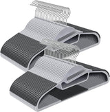 Kleiderbügel Kunststoff 50er Set Non Slip Grau