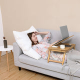 Laptopständer Notebooktisch Klappbar Bambus Kompakt