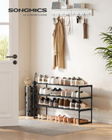 Schuhregal 3 Ebenen Schuhständer Schuh-Organizer