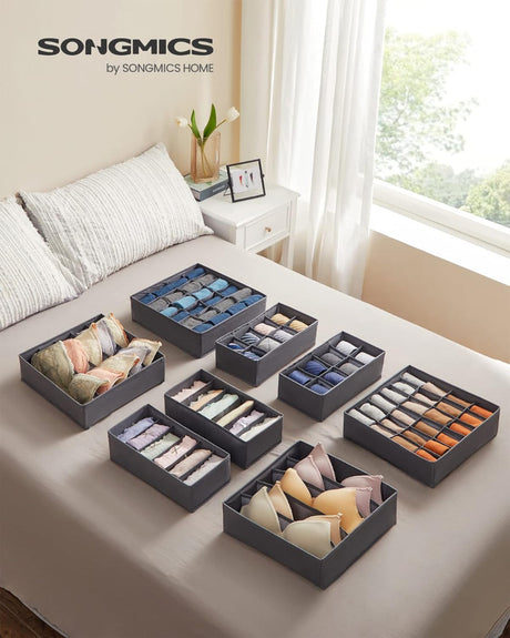 Unterwäsche- & Schubladenorganizer faltbar 8er Set