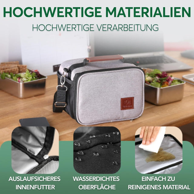 Insulated Lunch Bag Gray
