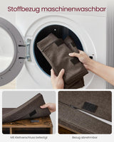 Schuhbank Sitzbank Stauraum 12 Fächer Vintagebraun