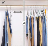 Hosenbügel Mehrfach-Rockbügel mit Clips 3er Set