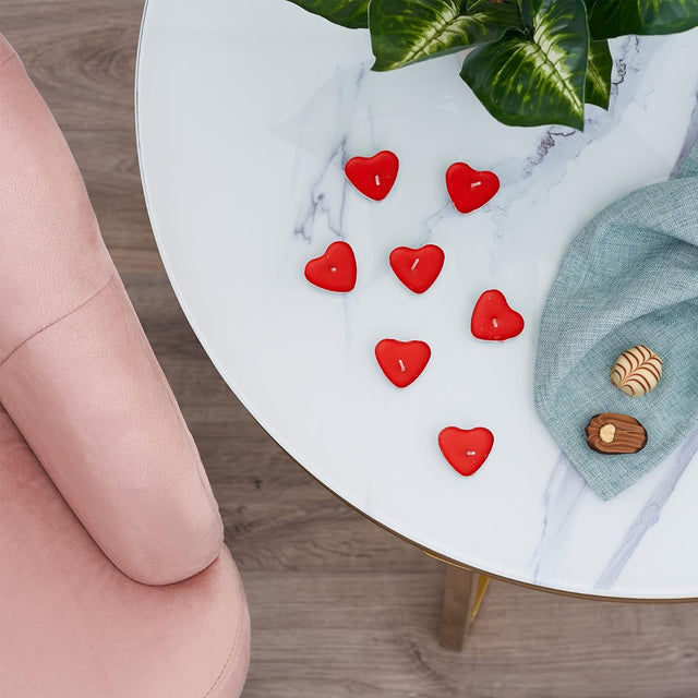 Rechaudkerze Herz Rauchfrei 50 Stück