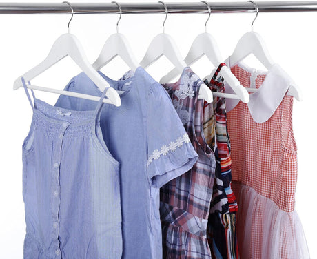 Kinderkleiderbügel 20er Set rutschfester Hosensteg