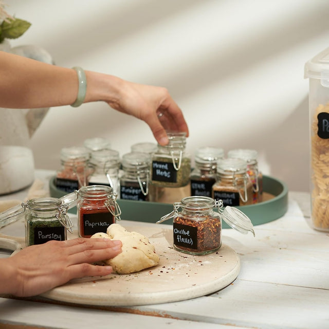 Gewürzgläser mit Deckel 12 Stück