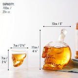 Whisky Gläser & Dekanter Schädel