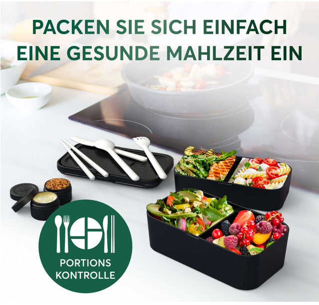 Nestable L Bamboo Black