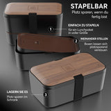 Nestable L Walnut Black Nestable