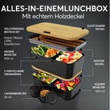 Nestable L Bamboo Black Premium