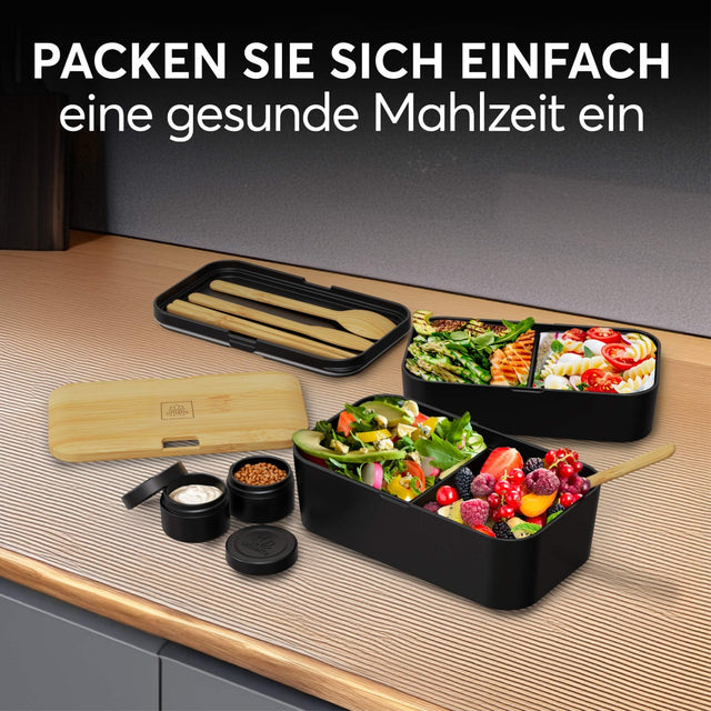 Nestable L Bamboo Black Premium