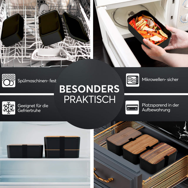 Nestable L Beech Black Premium