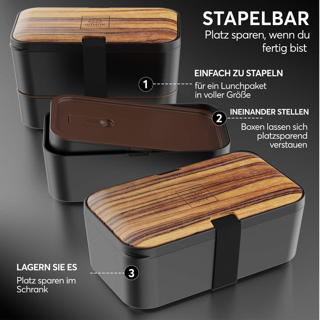 Nestable L Wenge Black Premium