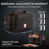 Insulated Lunch Bag Deep Black Premium