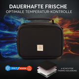 Insulated Lunch Bag Deep Black Premium