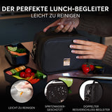 Insulated Lunch Bag Deep Black Premium