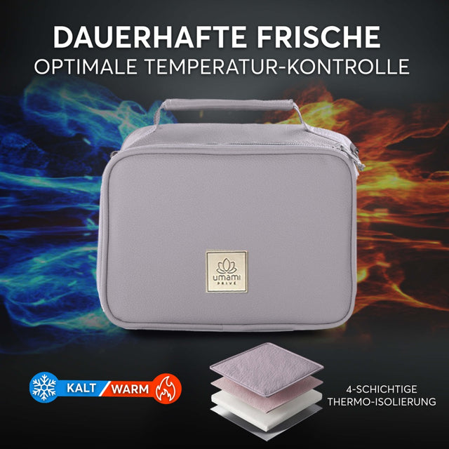 Insulated Lunch Bag Cool Grey Premium