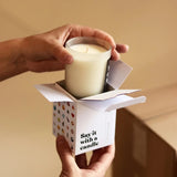 Duftkerze Flowery Smells like there's a bun in the oven